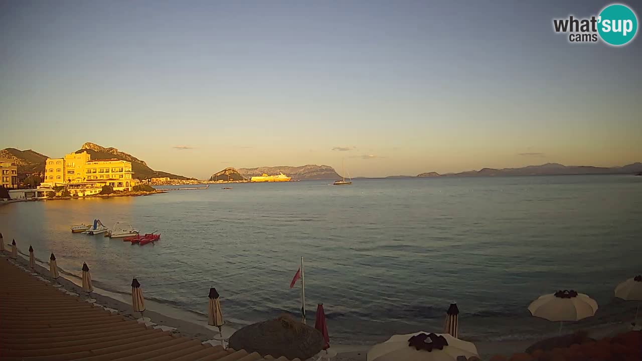 Webcam Terza Spiaggia Golfo Aranci – Liveblick auf den Strand