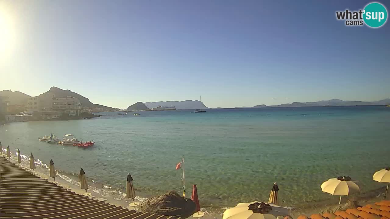 Webcam Terza Spiaggia Golfo Aranci – Vue en direct de la plage