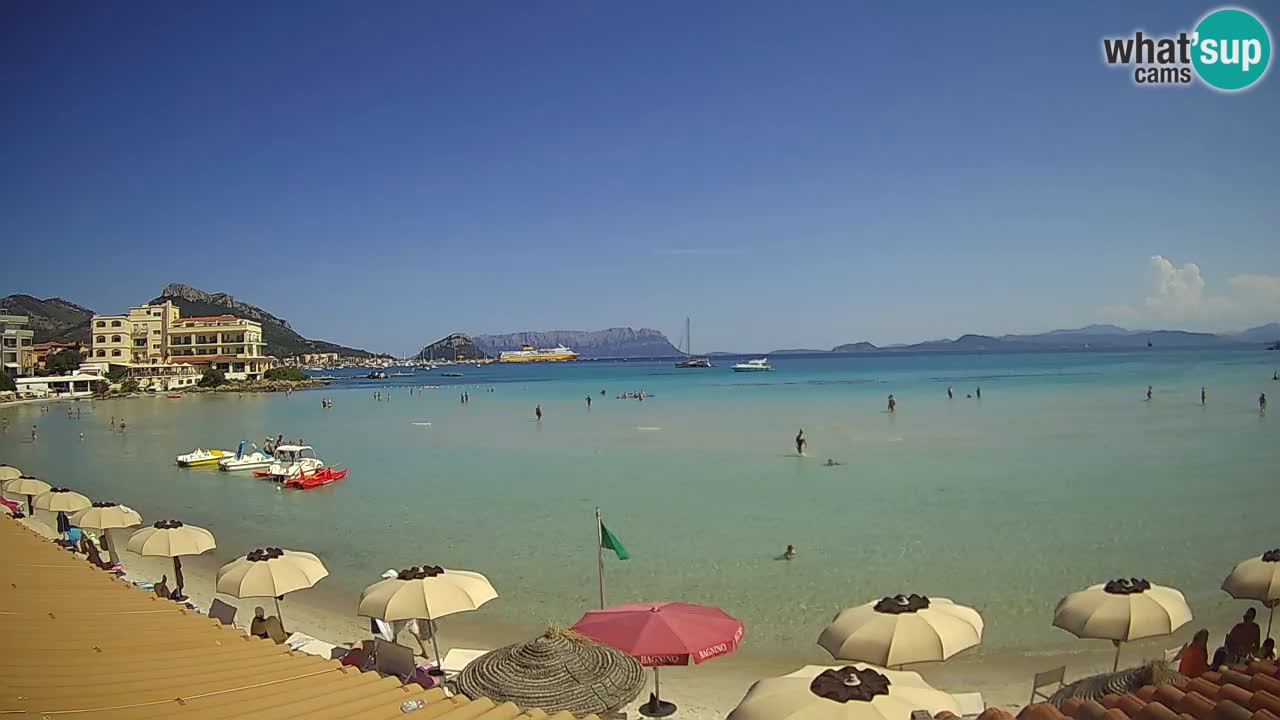 Webcam Terza Spiaggia Golfo Aranci – Liveblick auf den Strand