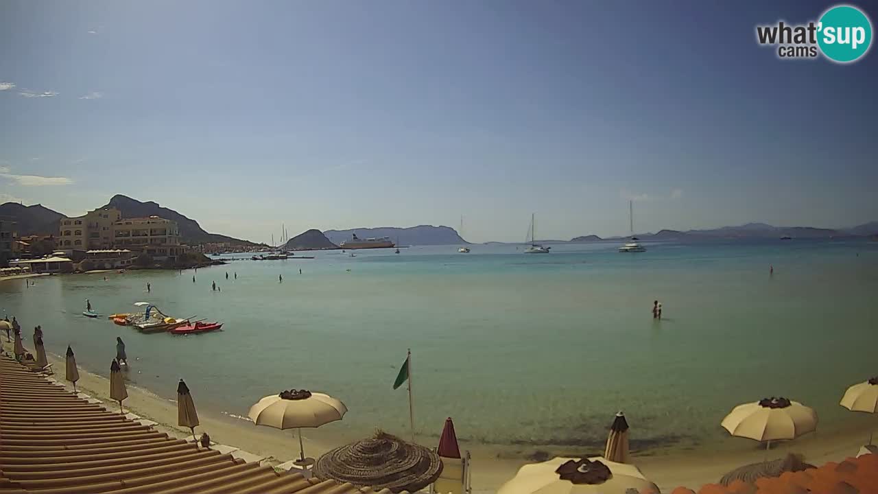 Webcam Terza Spiaggia Golfo Aranci – Liveblick auf den Strand
