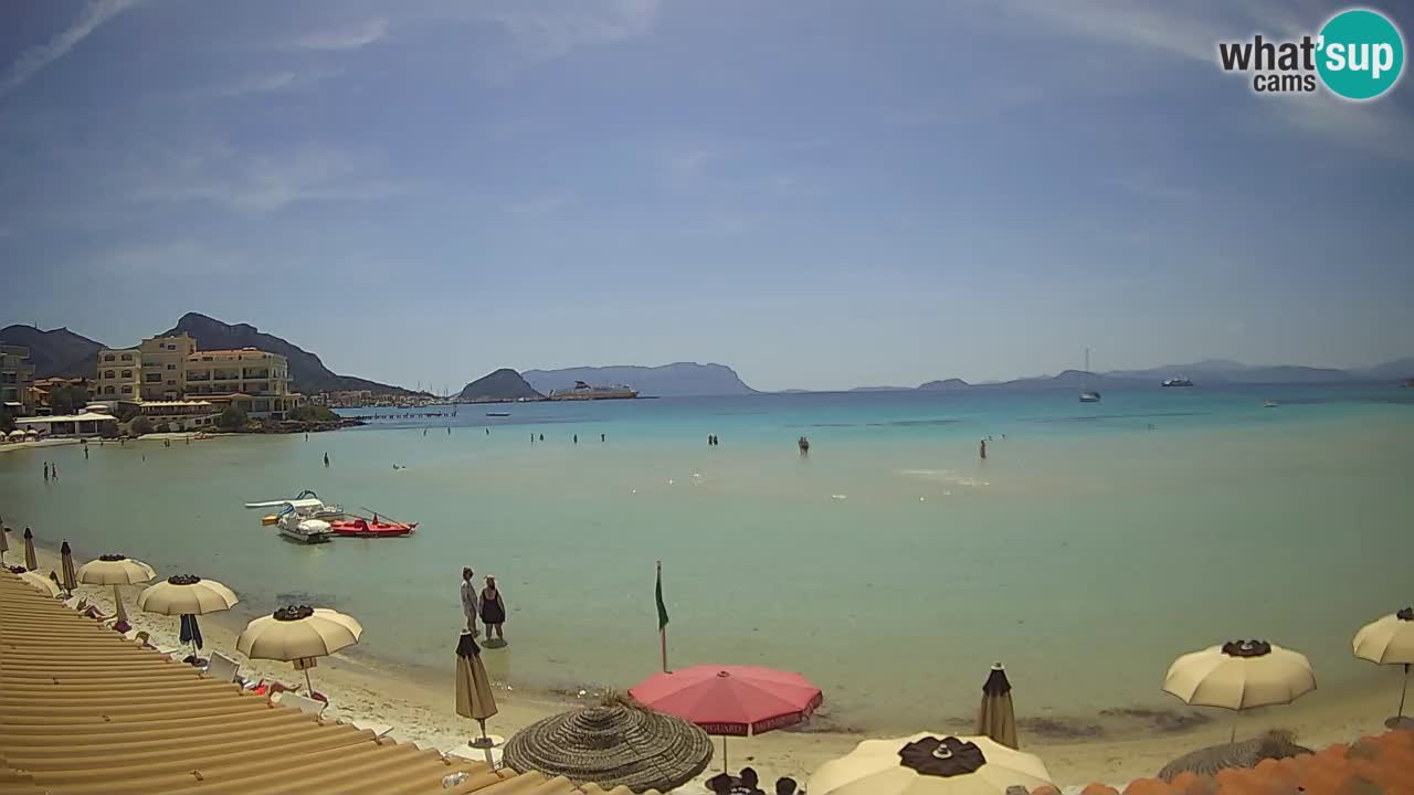 Webcam Terza Spiaggia Golfo Aranci – Liveblick auf den Strand