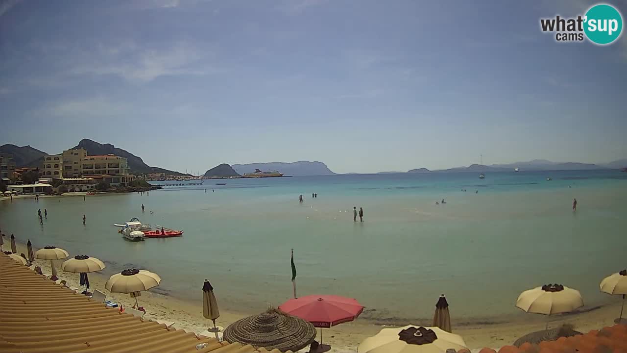 Webcam Terza Spiaggia Golfo Aranci – Liveblick auf den Strand