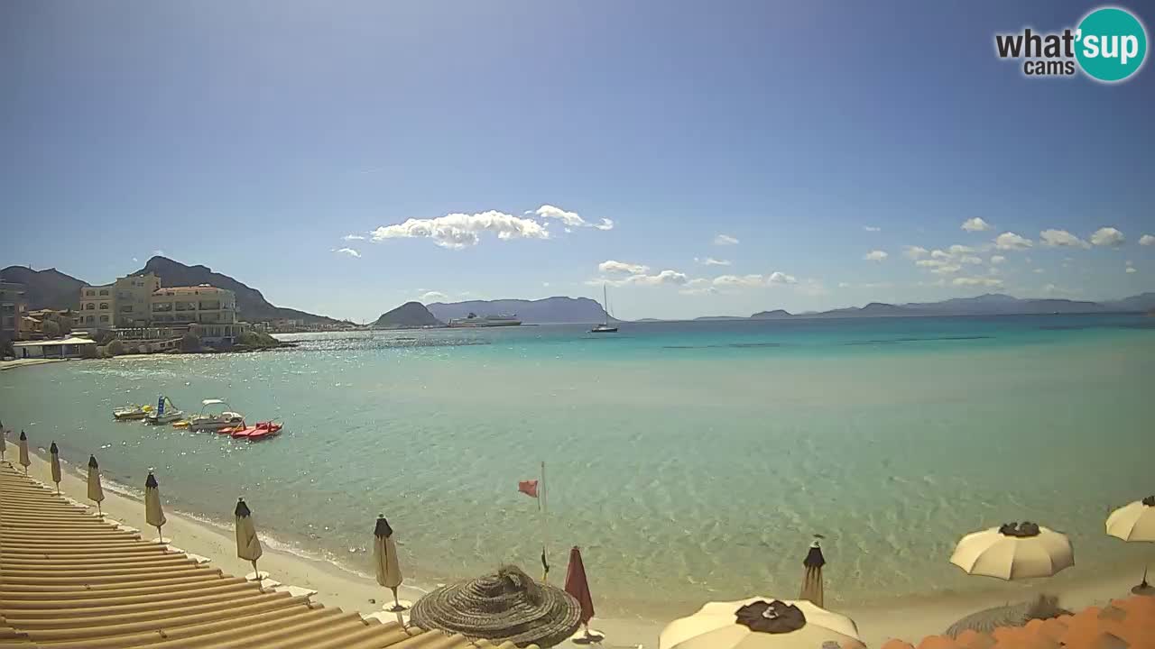Web kamera Terza Spiaggia Golfo Aranci – Pogled uživo na plažu