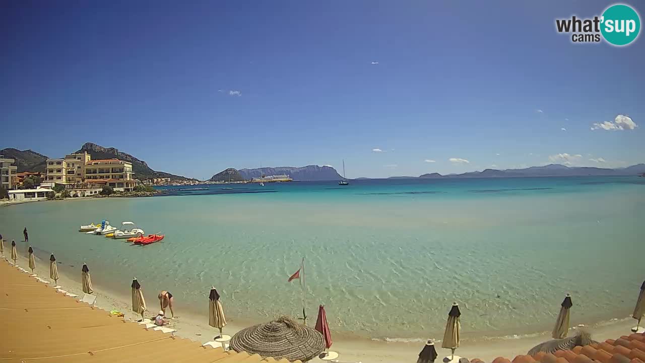 Webcam Terza Spiaggia Golfo Aranci – Liveblick auf den Strand