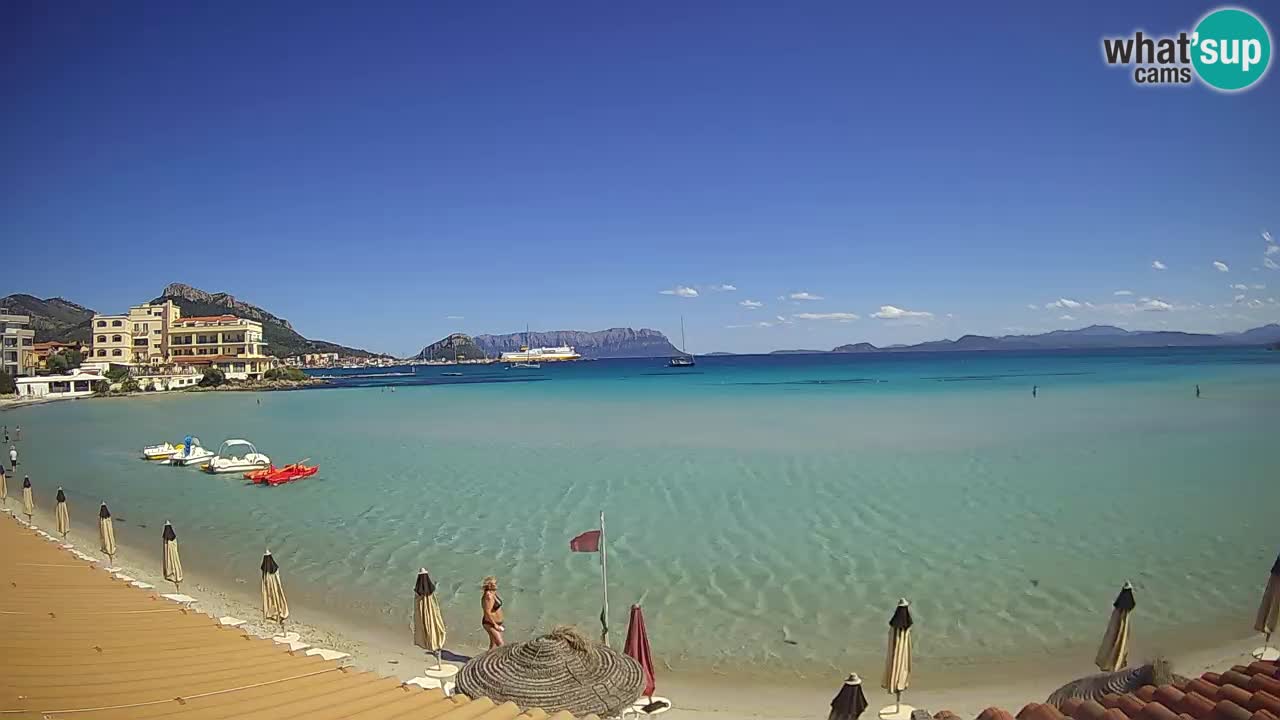 Webcam Terza Spiaggia Golfo Aranci – Vista en directo de la playa