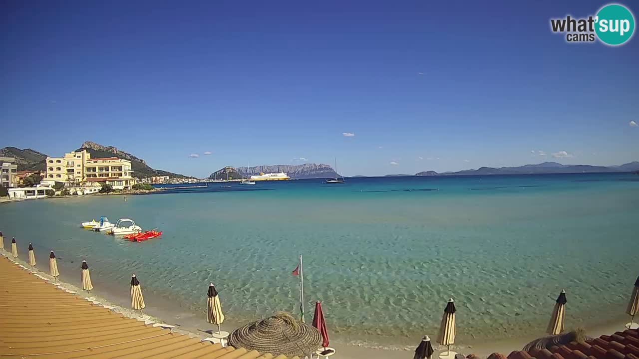 Webcam Terza Spiaggia Golfo Aranci – Vista en directo de la playa
