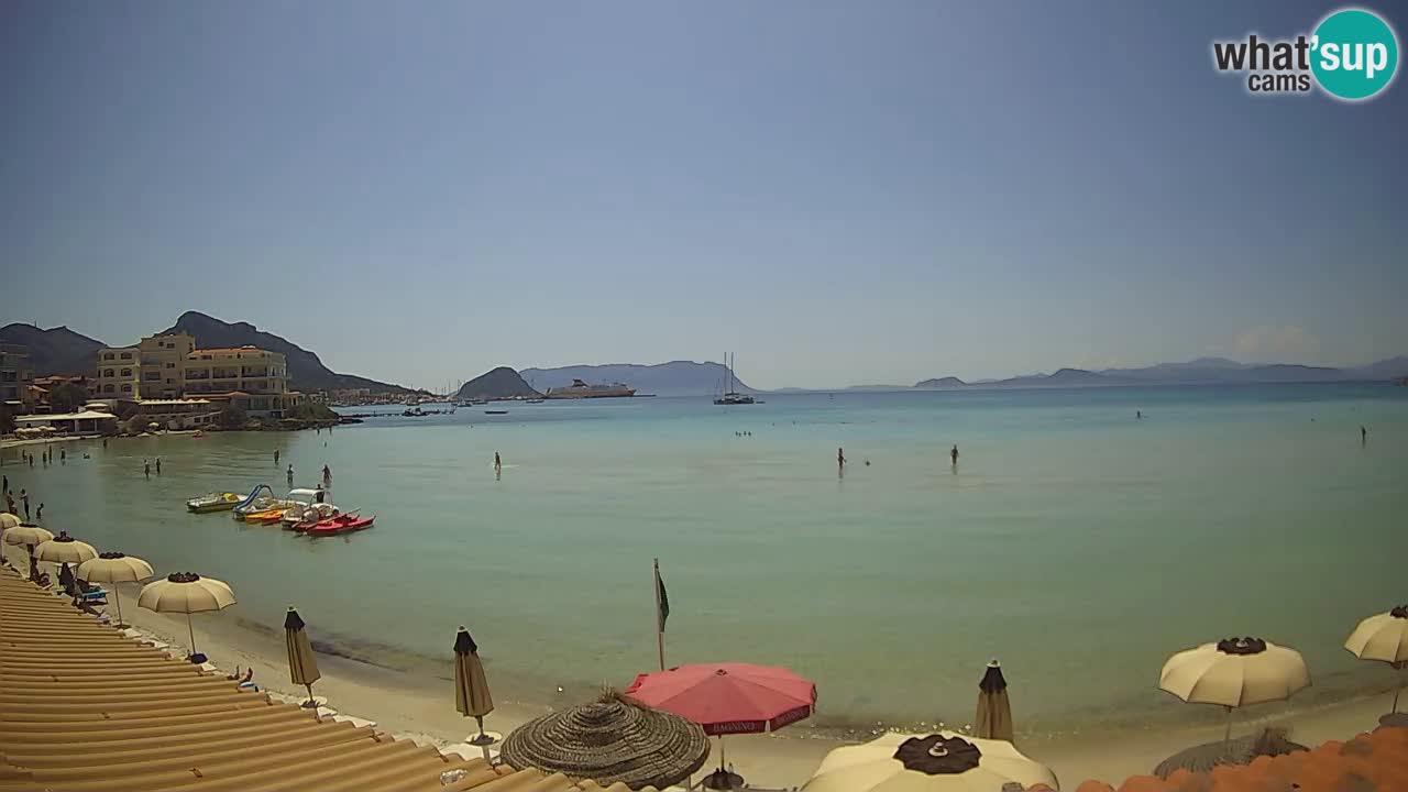 Webcam Terza Spiaggia Golfo Aranci – Liveblick auf den Strand