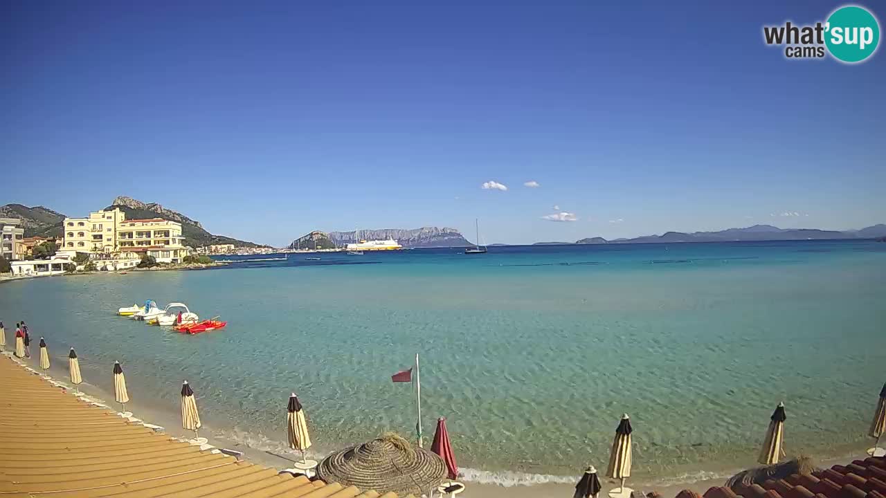 Webcam Terza Spiaggia Golfo Aranci – Vista en directo de la playa
