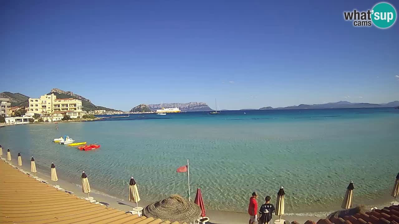 Webcam Terza Spiaggia Golfo Aranci – Liveblick auf den Strand