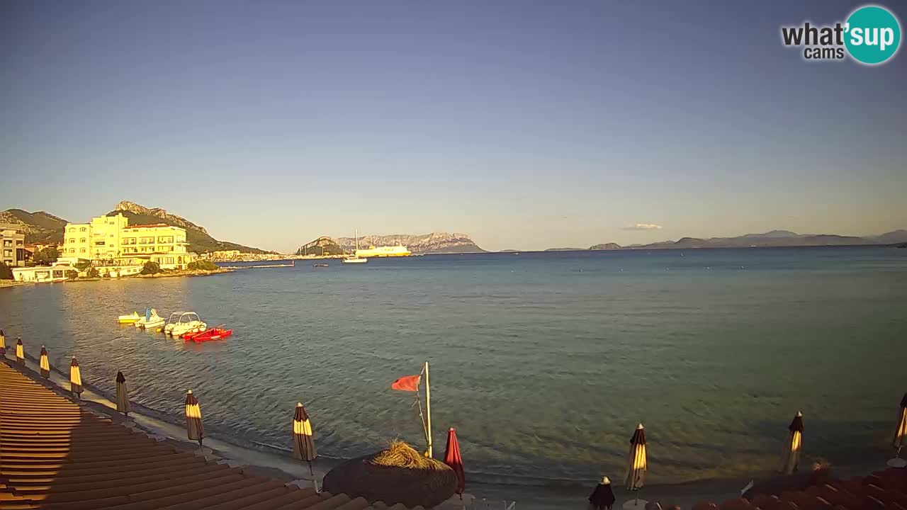 Webcam Terza Spiaggia Golfo Aranci – Vista en directo de la playa