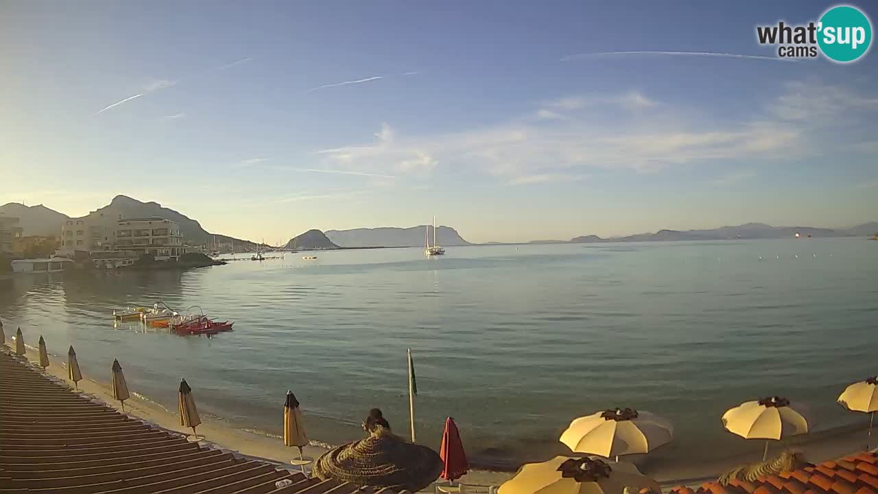Webcam Terza Spiaggia Golfo Aranci – Liveblick auf den Strand