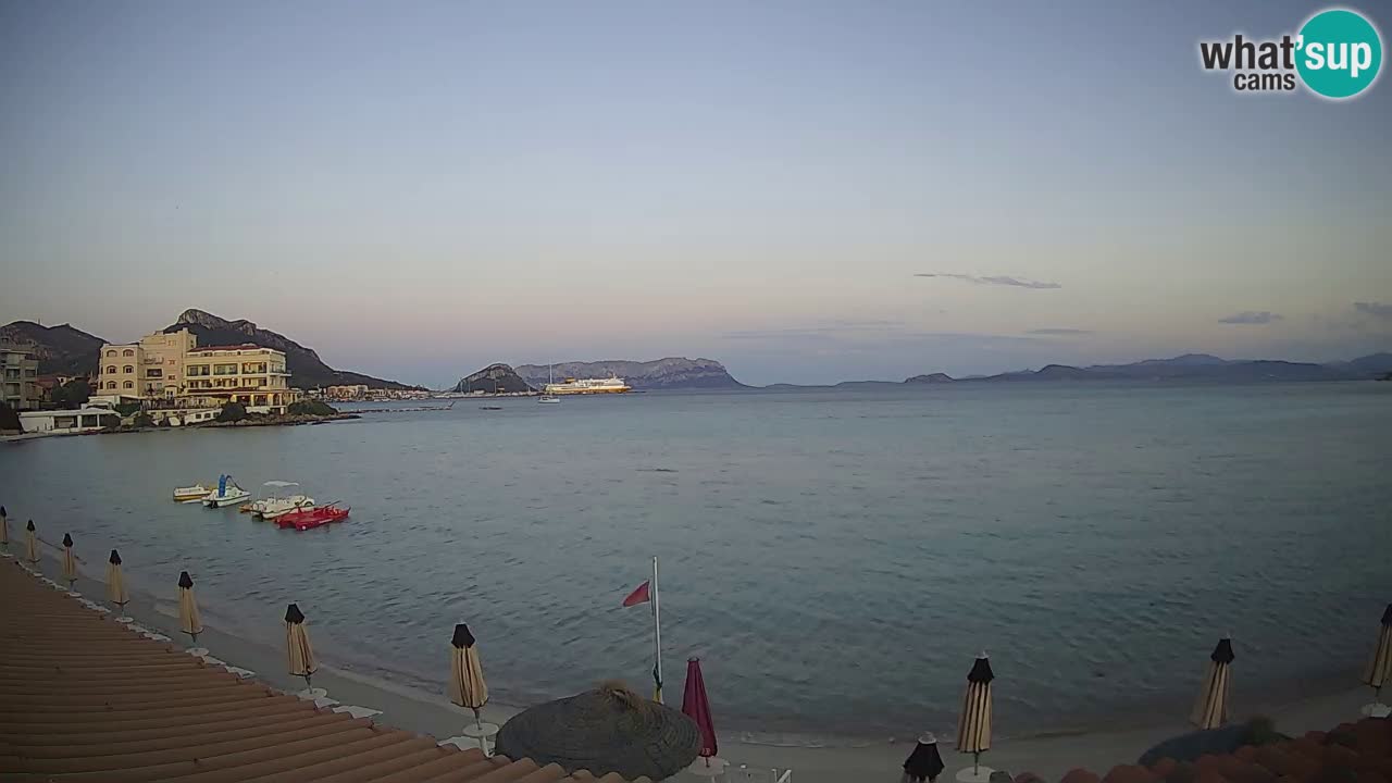 Webcam Terza Spiaggia Golfo Aranci – Vista en directo de la playa