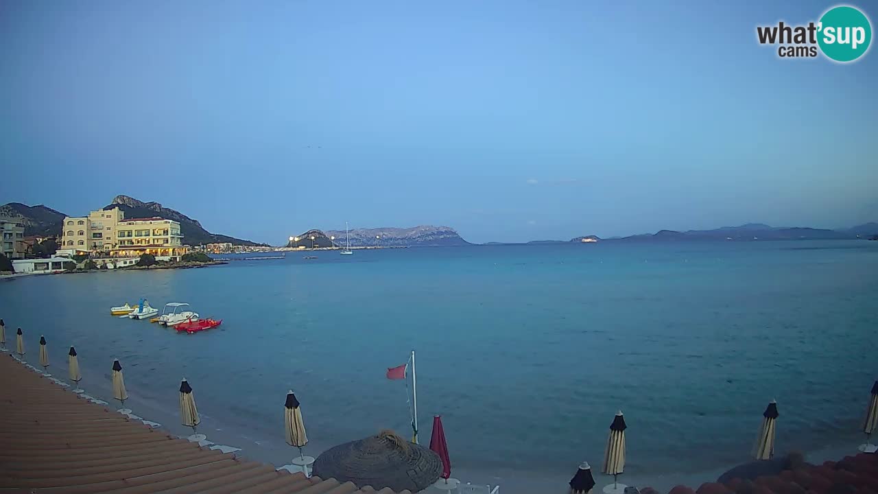 Webcam Terza Spiaggia Golfo Aranci – Vue en direct de la plage