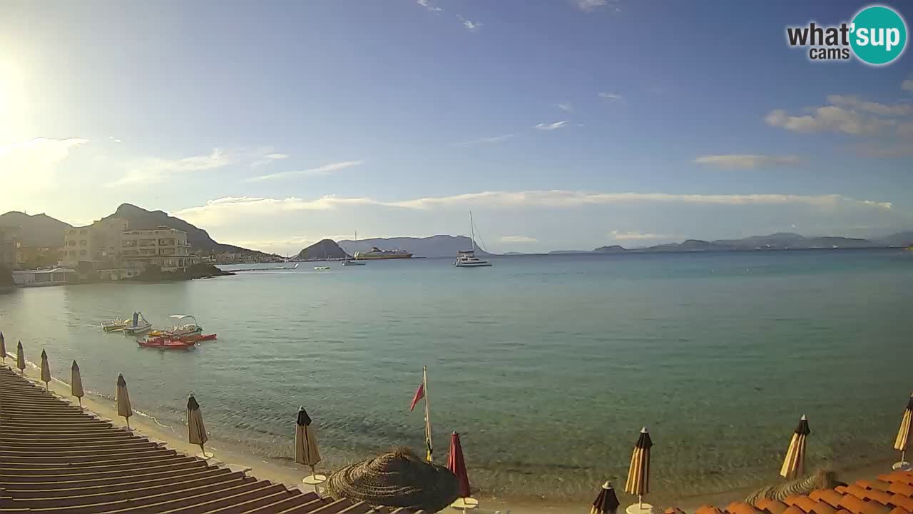 Webcam Terza Spiaggia Golfo Aranci – Vista en directo de la playa