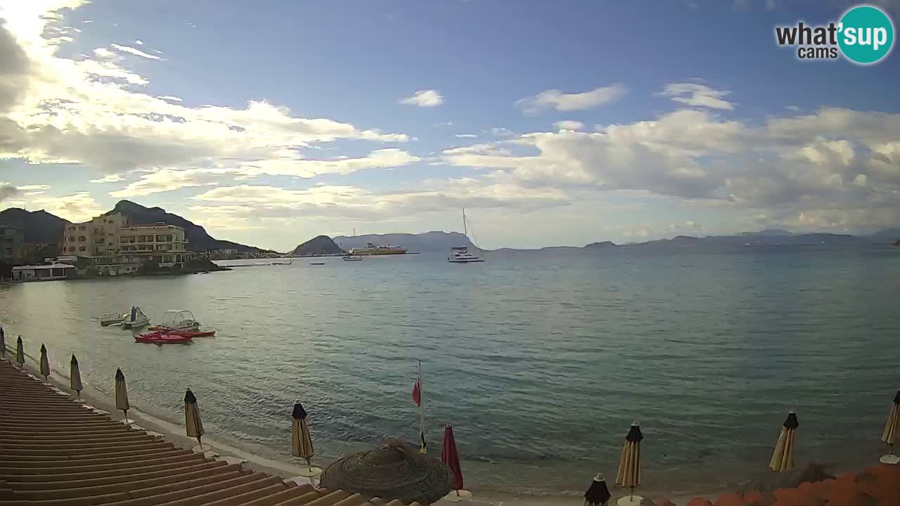 Webcam Terza Spiaggia Golfo Aranci – Vista en directo de la playa