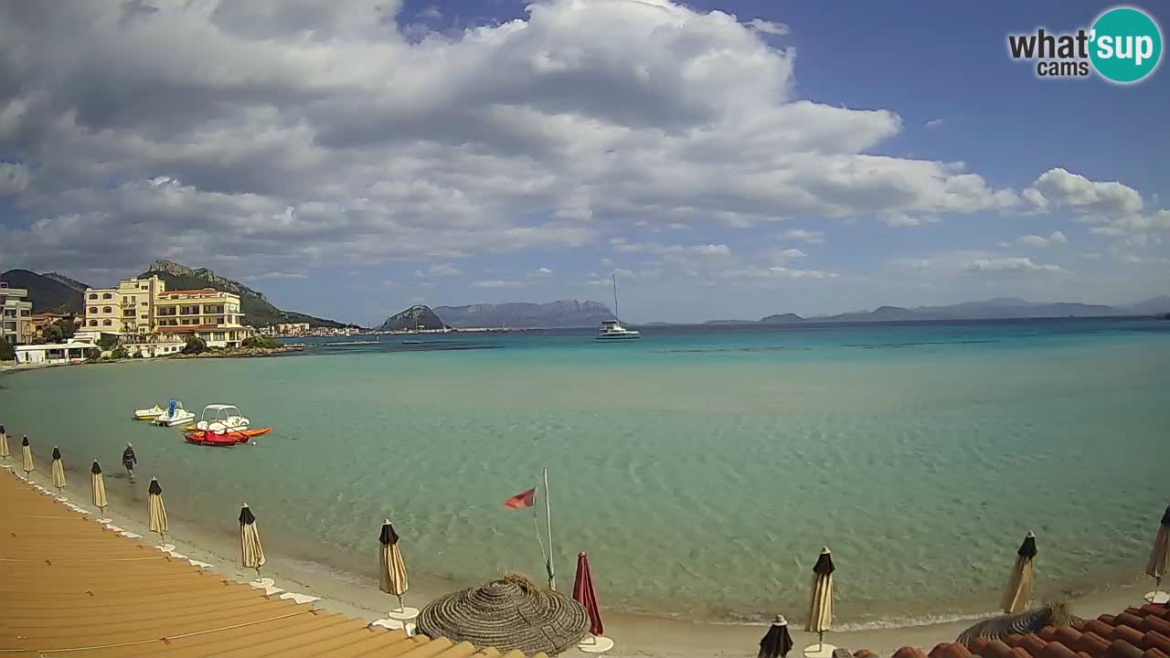 Webcam Terza Spiaggia Golfo Aranci – Vue en direct de la plage