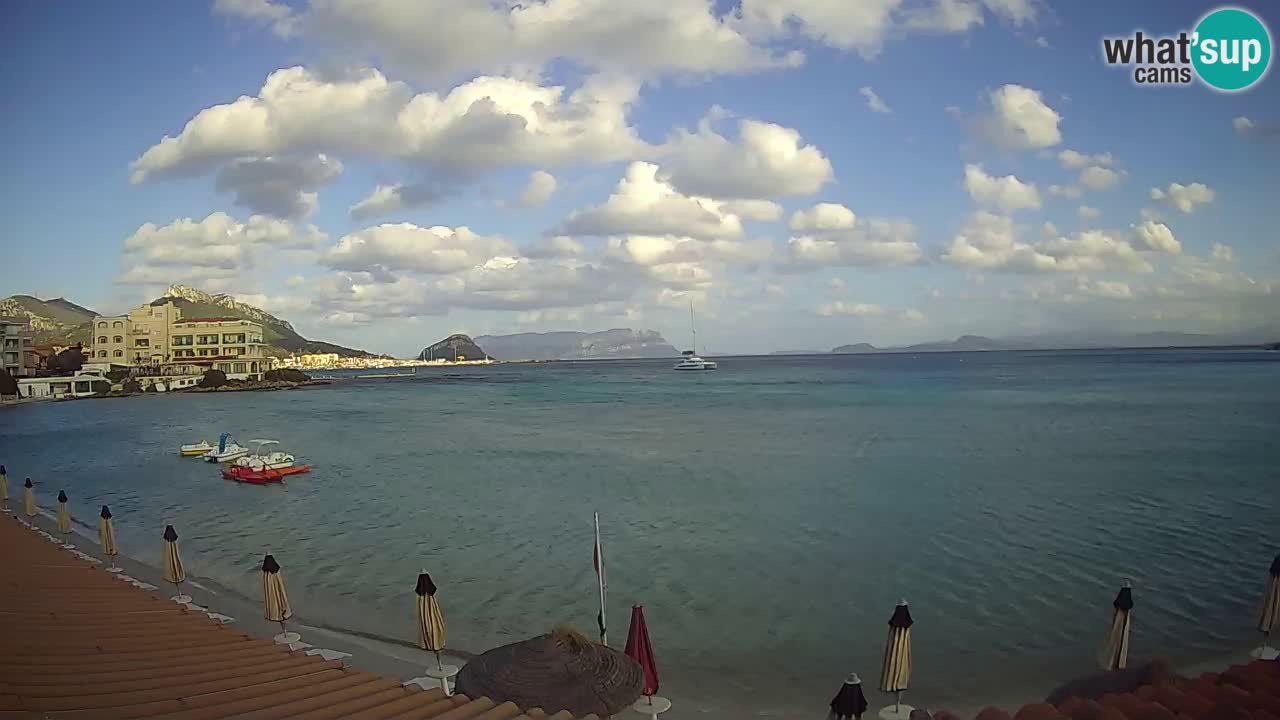 Webcam Terza Spiaggia Golfo Aranci – Vue en direct de la plage