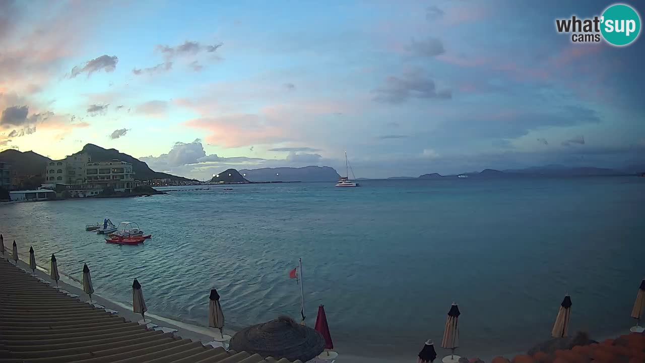Webcam Terza Spiaggia Golfo Aranci – Vista en directo de la playa