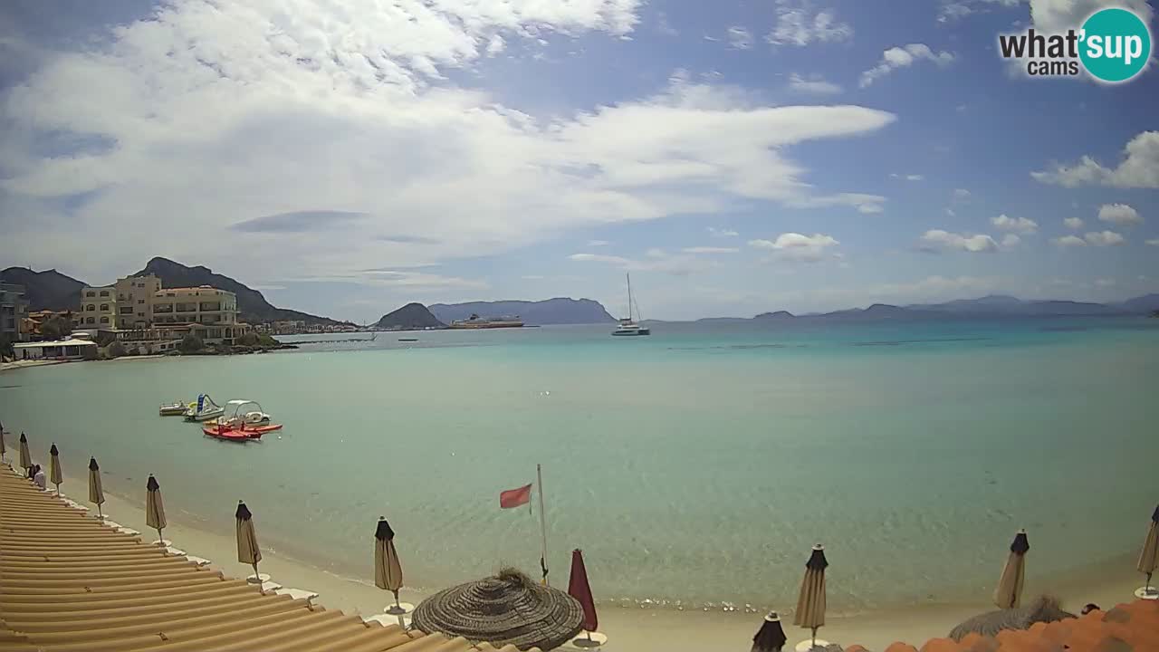 Webcam Terza Spiaggia Golfo Aranci – Vue en direct de la plage