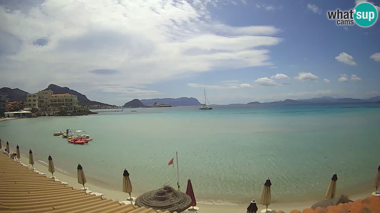 Webcam Terza Spiaggia Golfo Aranci – Vue en direct de la plage