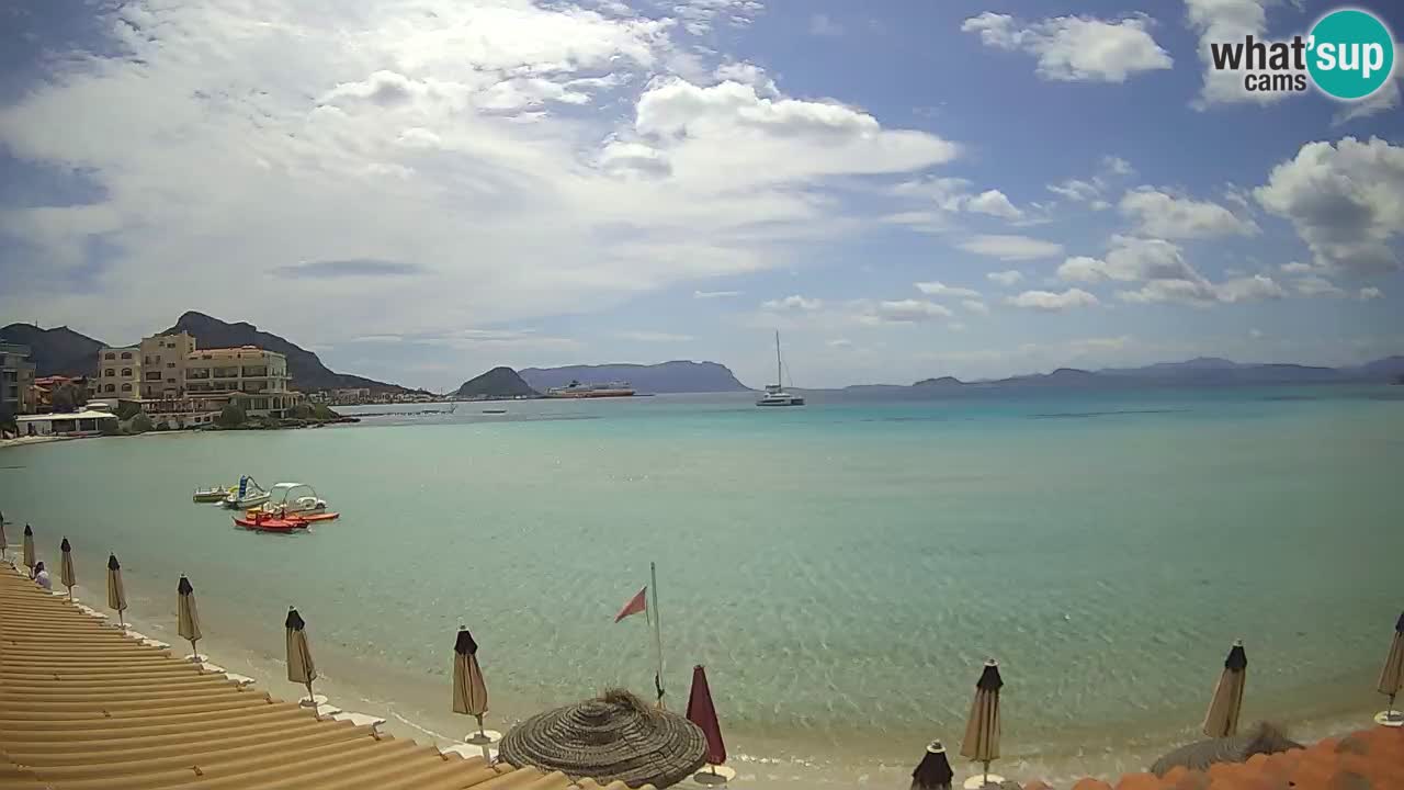 Webcam Terza Spiaggia Golfo Aranci – Liveblick auf den Strand