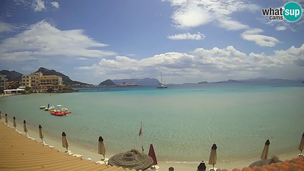 Webcam Terza Spiaggia Golfo Aranci – Vue en direct de la plage