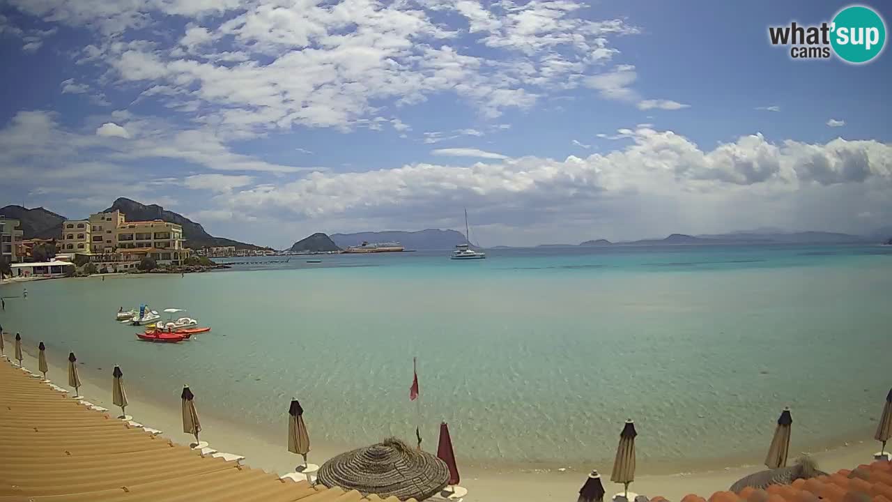 Webcam Terza Spiaggia Golfo Aranci – Vue en direct de la plage