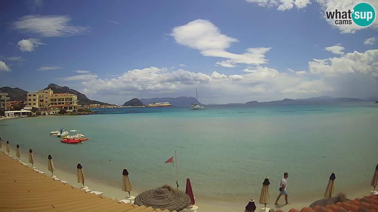 Webcam Terza Spiaggia Golfo Aranci – Liveblick auf den Strand