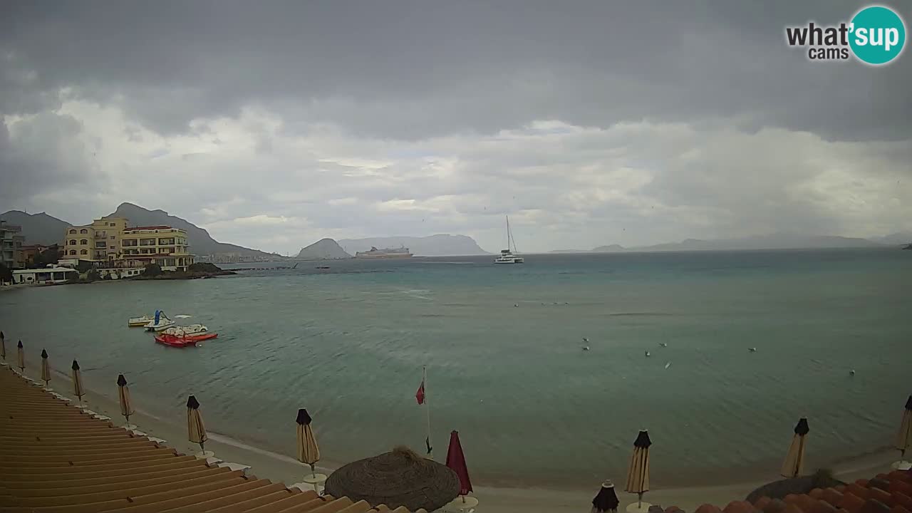 Webcam Terza Spiaggia Golfo Aranci – Vue en direct de la plage