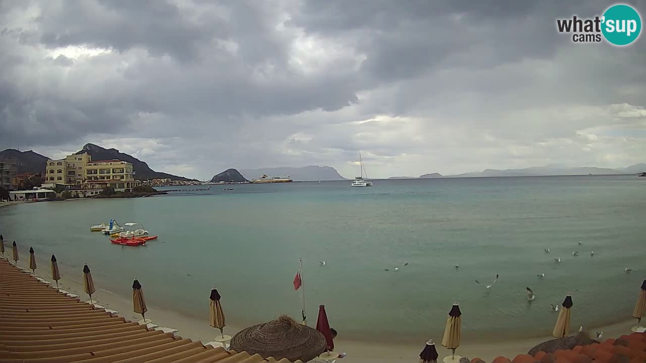 Webcam Terza Spiaggia Golfo Aranci – Liveblick auf den Strand
