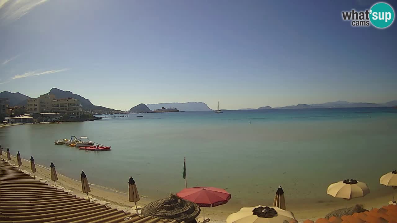 Webcam Terza Spiaggia Golfo Aranci – Vista en directo de la playa