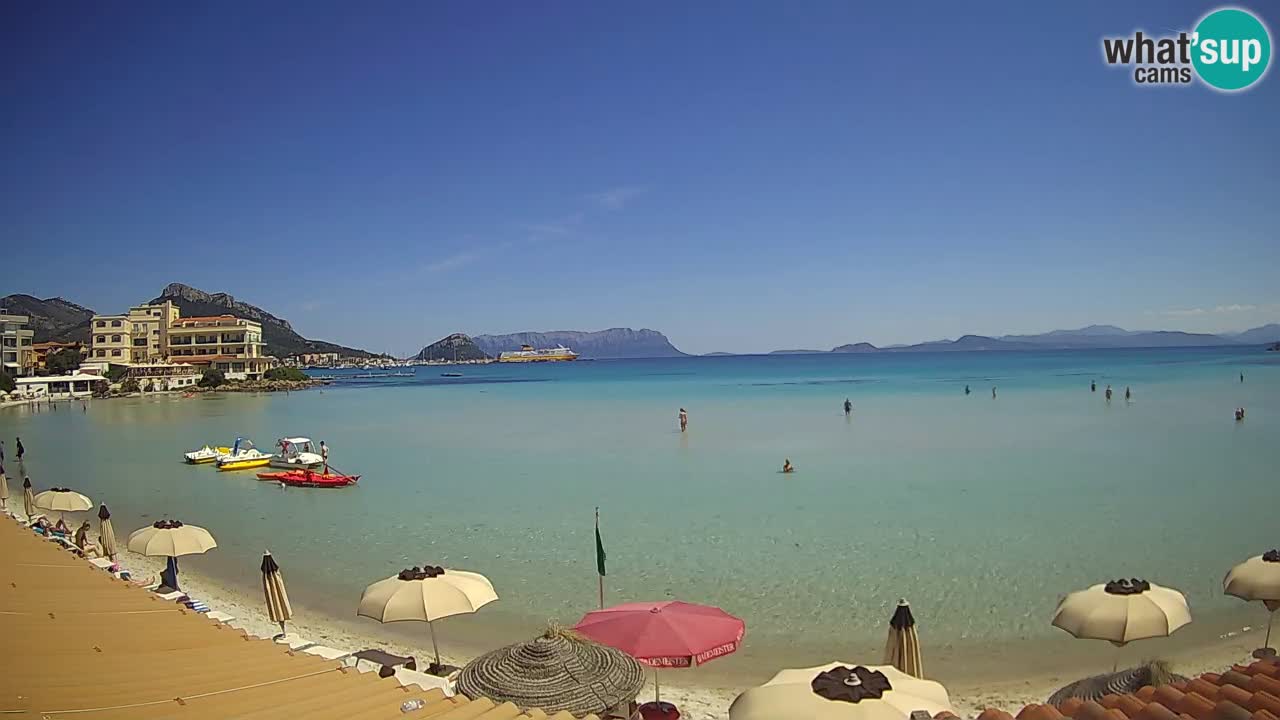 Web kamera Terza Spiaggia Golfo Aranci – Pogled uživo na plažu