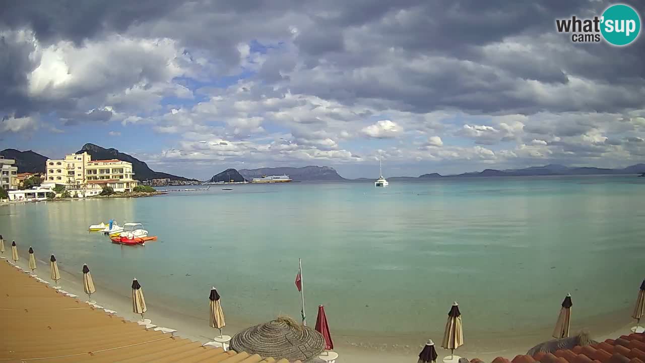 Webcam Terza Spiaggia Golfo Aranci – Vue en direct de la plage