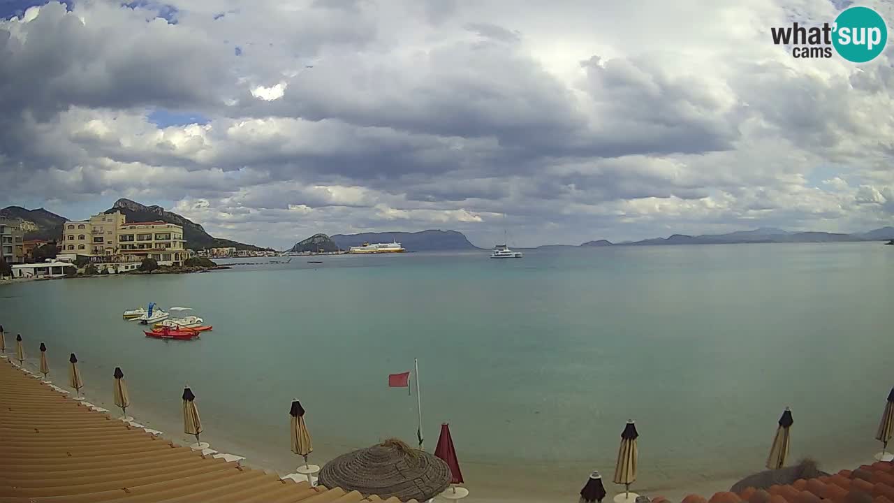 Webcam Terza Spiaggia Golfo Aranci – Vue en direct de la plage