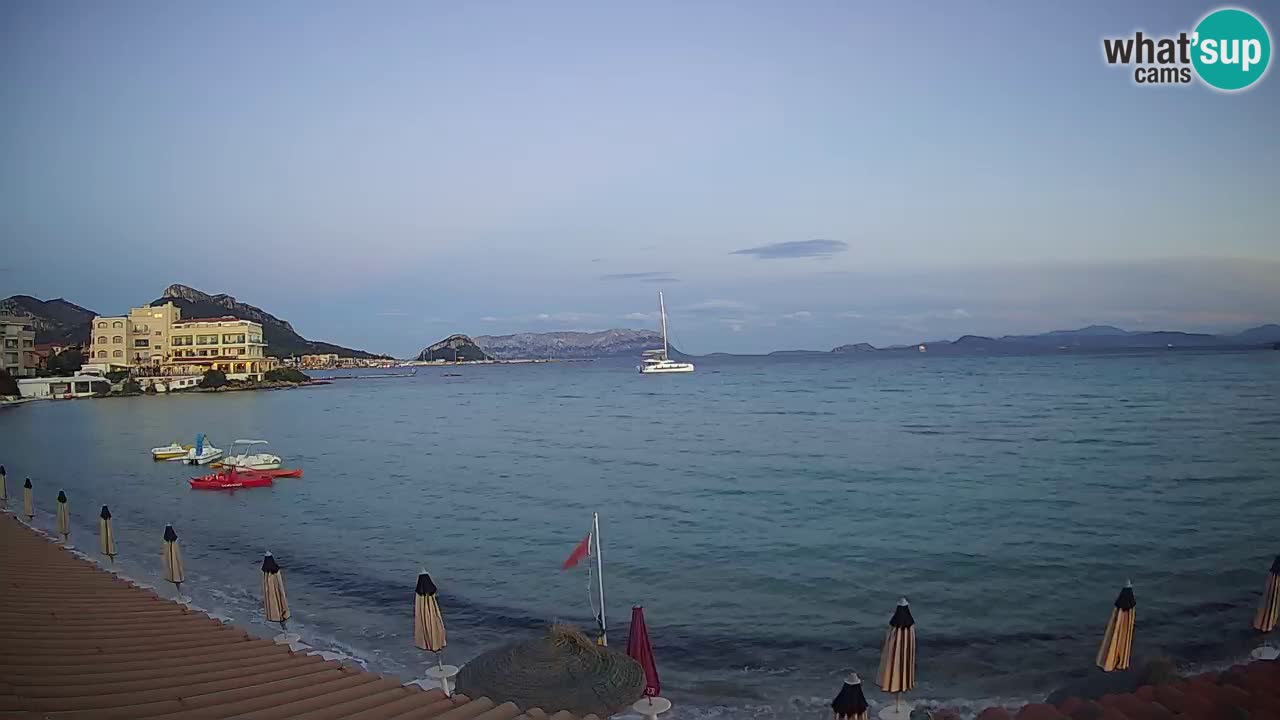 Webcam Terza Spiaggia Golfo Aranci – Vue en direct de la plage