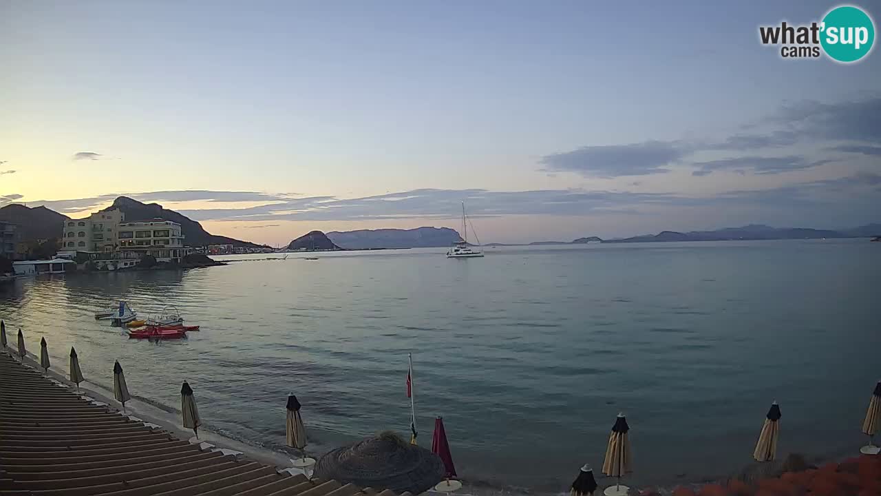 Webcam Terza Spiaggia Golfo Aranci – Vue en direct de la plage