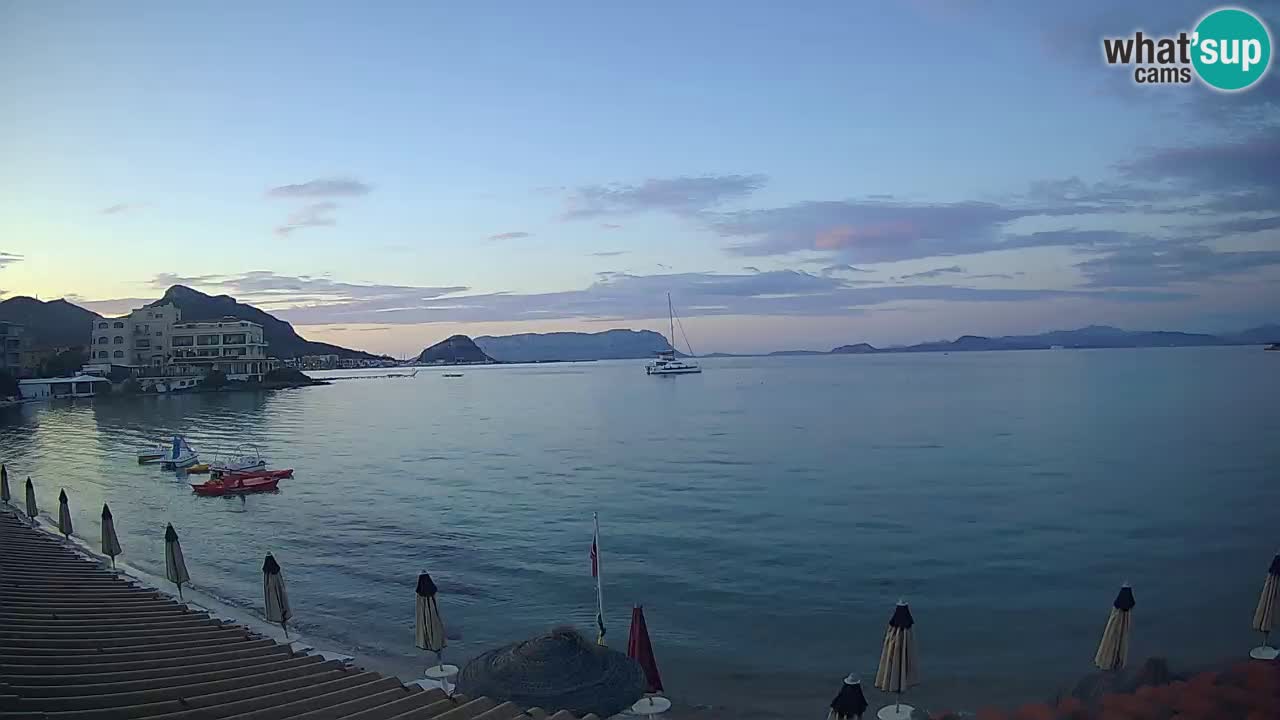 Webcam Terza Spiaggia Golfo Aranci – Liveblick auf den Strand