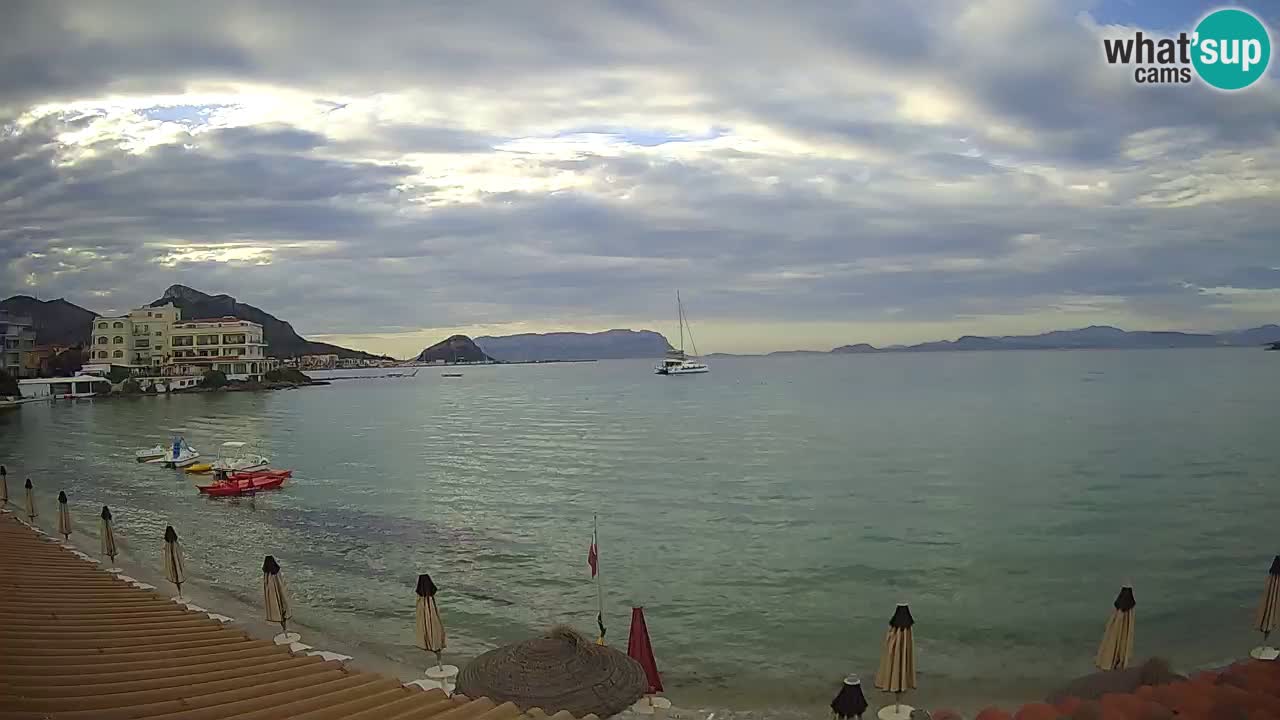 Webcam Terza Spiaggia Golfo Aranci – Vue en direct de la plage