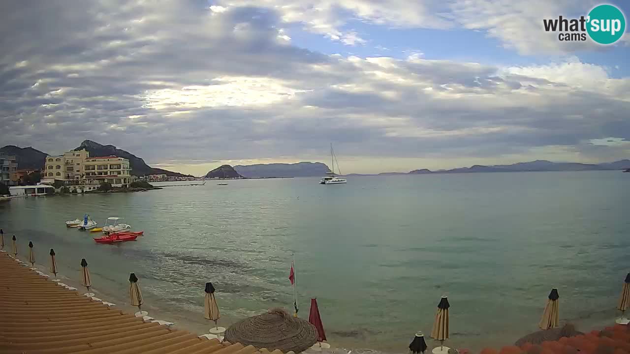 Webcam Terza Spiaggia Golfo Aranci – Vista en directo de la playa