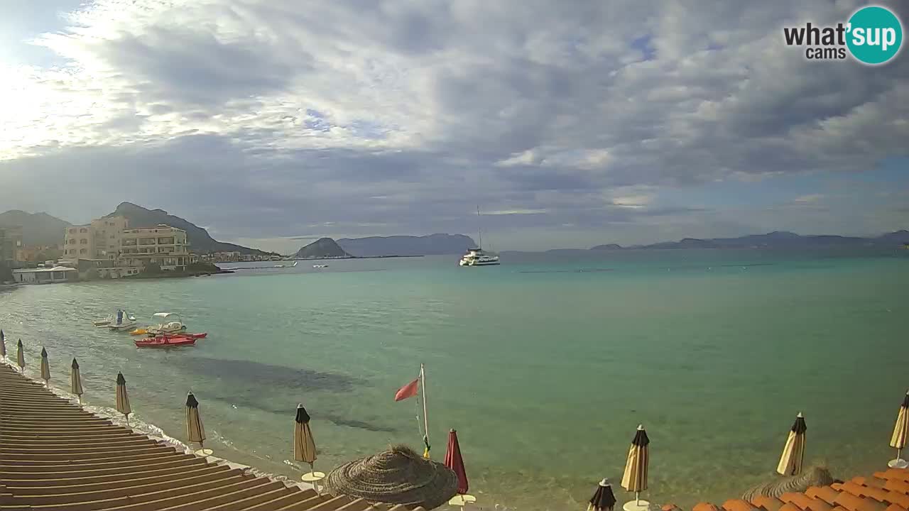 Webcam Terza Spiaggia Golfo Aranci – Liveblick auf den Strand