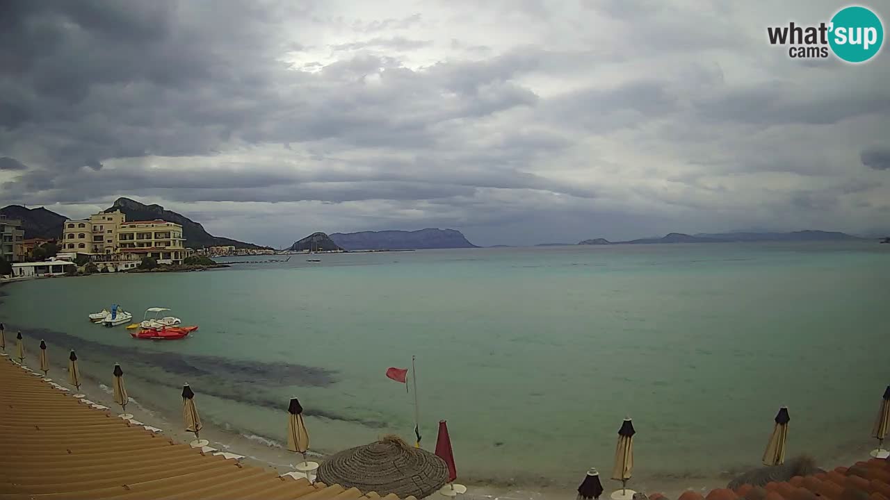 Webcam Terza Spiaggia Golfo Aranci – Vue en direct de la plage