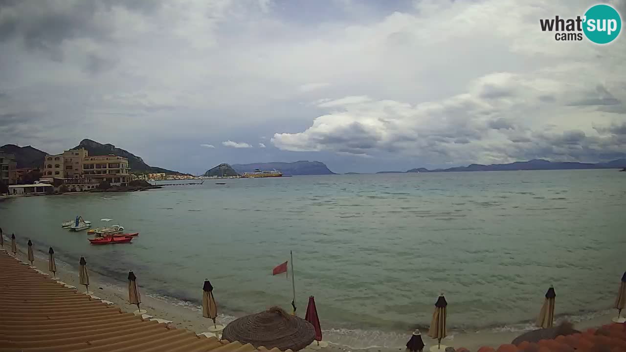 Web kamera Terza Spiaggia Golfo Aranci – Pogled uživo na plažu