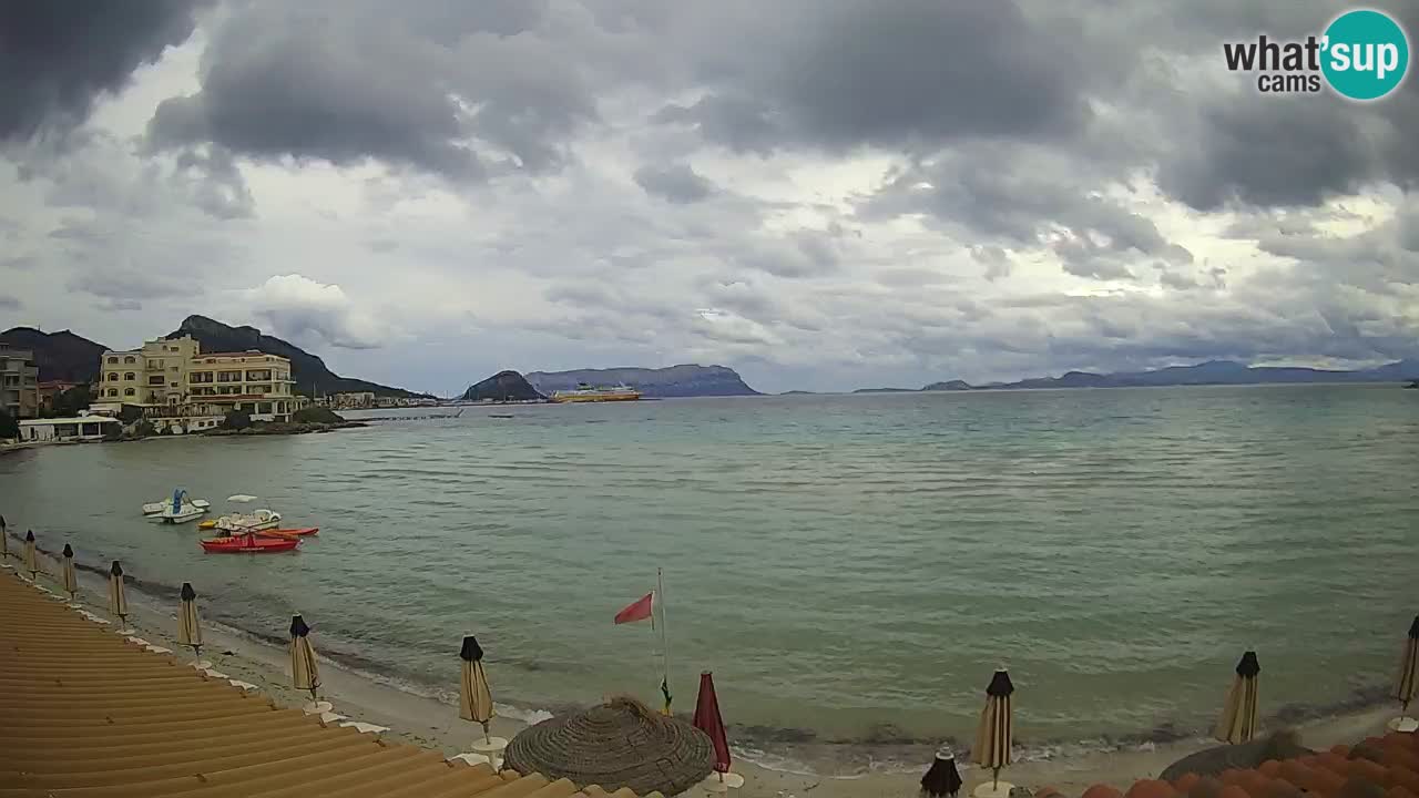 Webcam Terza Spiaggia Golfo Aranci – Vue en direct de la plage