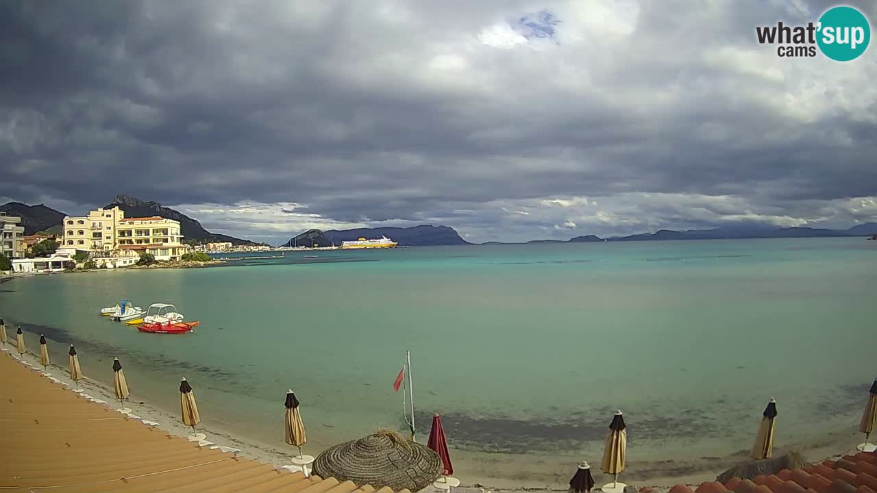Webcam Terza Spiaggia Golfo Aranci – Vue en direct de la plage