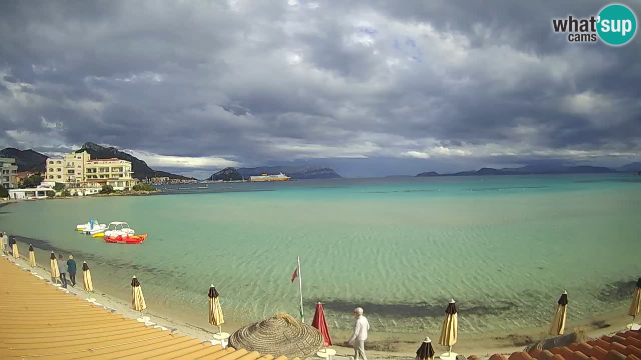 Webcam Terza Spiaggia Golfo Aranci – Vue en direct de la plage
