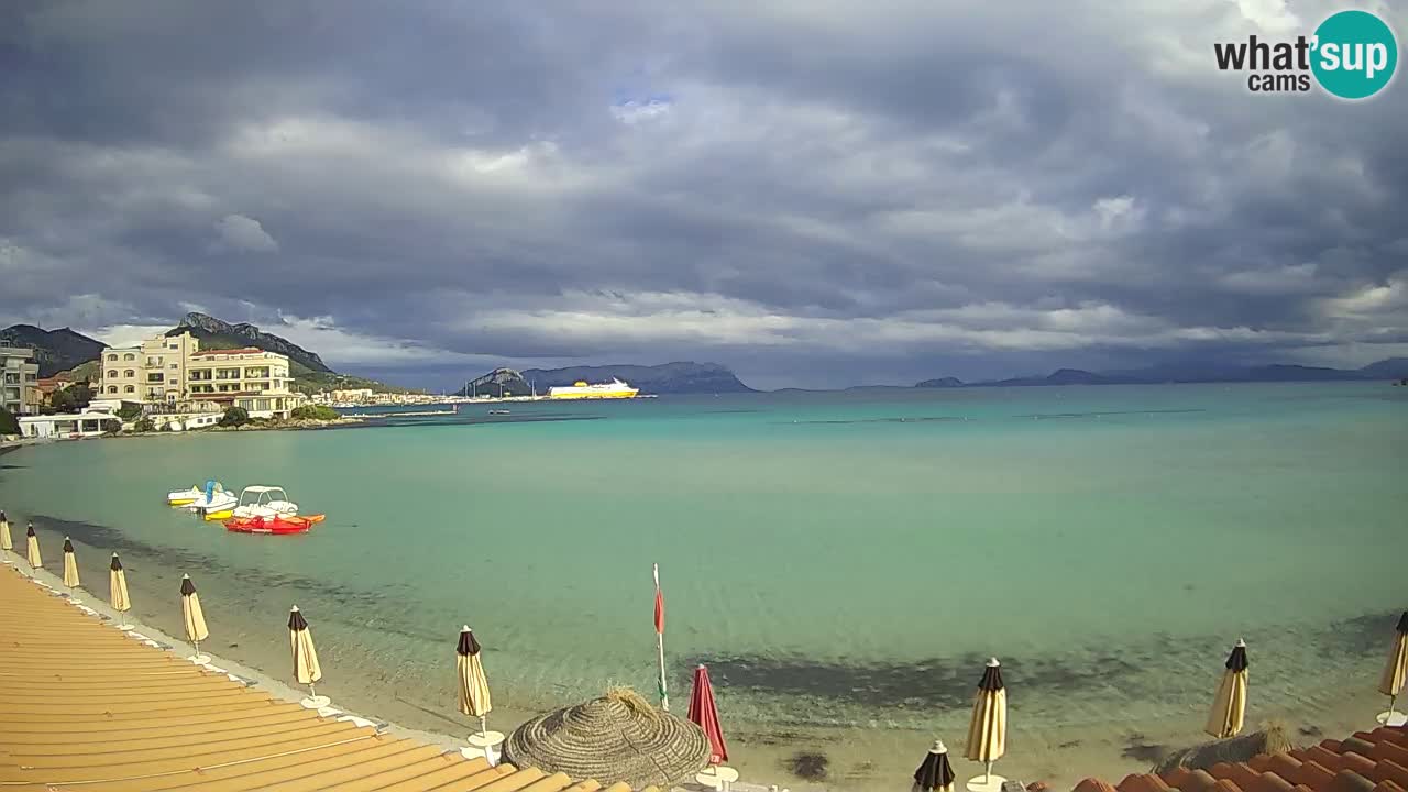 Webcam Terza Spiaggia Golfo Aranci – Vue en direct de la plage