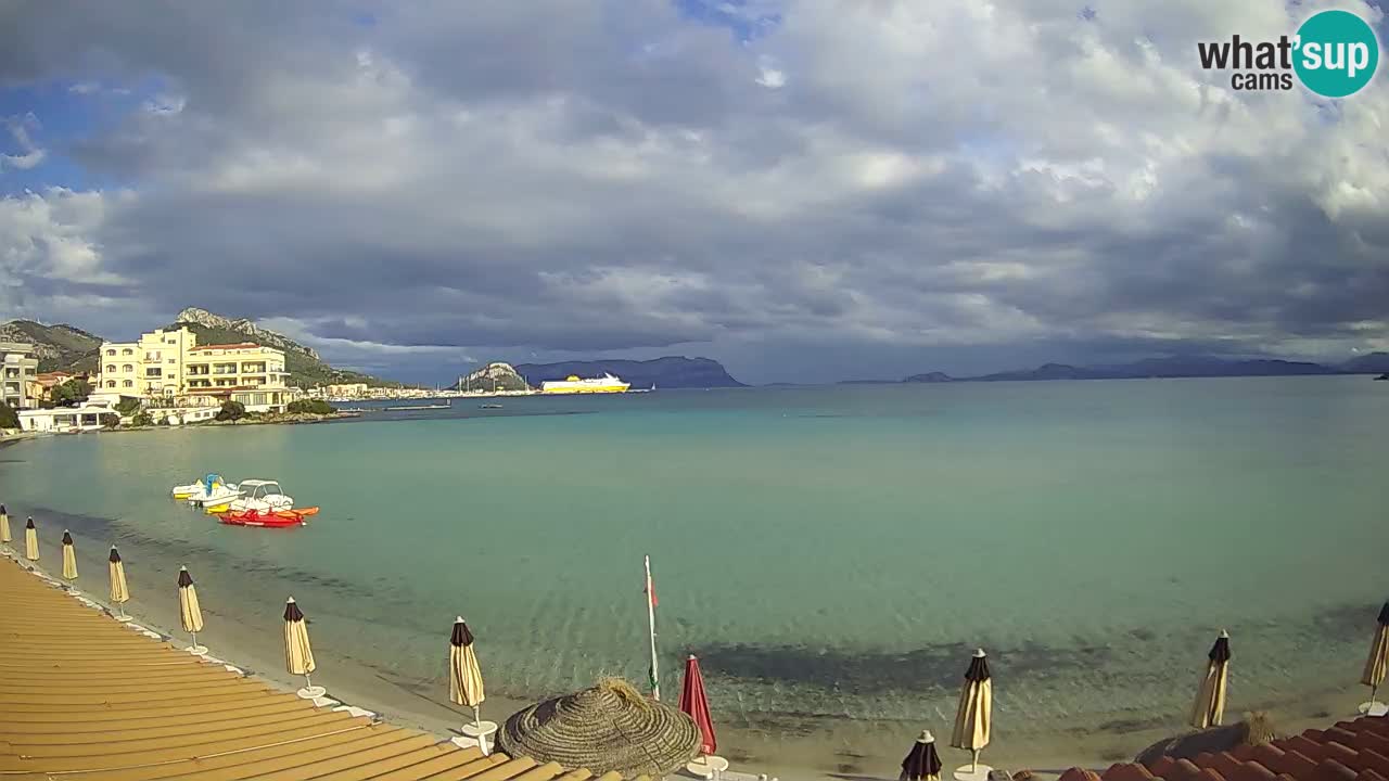 Webcam Terza Spiaggia Golfo Aranci – Vue en direct de la plage
