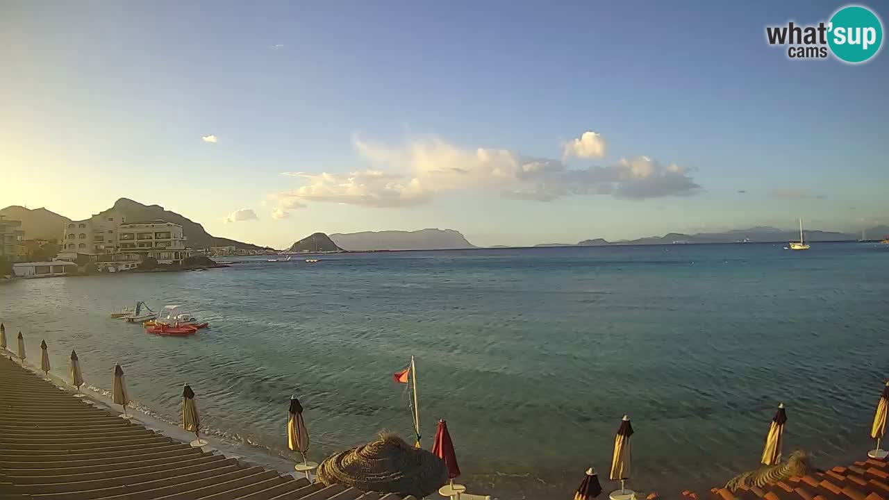 Webcam Terza Spiaggia Golfo Aranci – Vue en direct de la plage