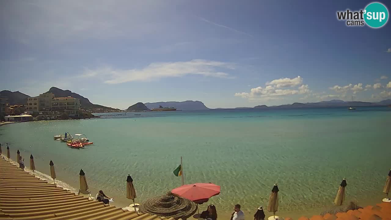 Web kamera Terza Spiaggia Golfo Aranci – Pogled uživo na plažu