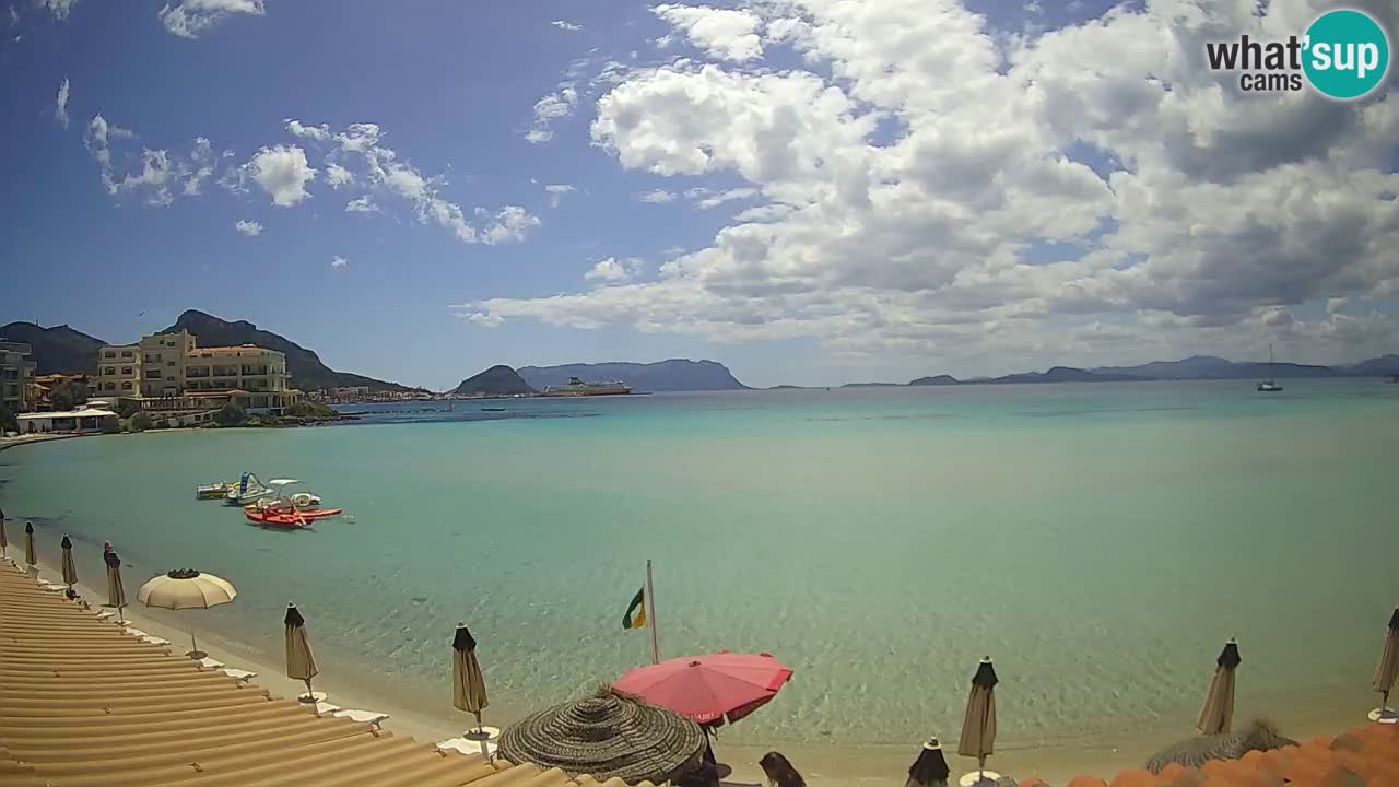 Webcam Terza Spiaggia Golfo Aranci – Liveblick auf den Strand